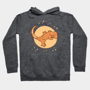 Flame Crested Gecko - Yellow Tiger Hoodie